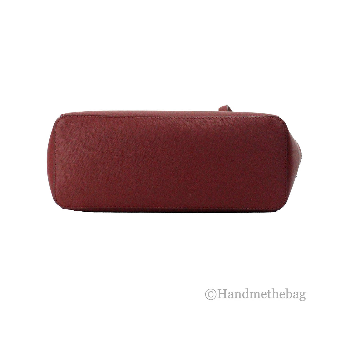 Michael Kors Charlotte Dark Cherry Large Top Zip Tote
