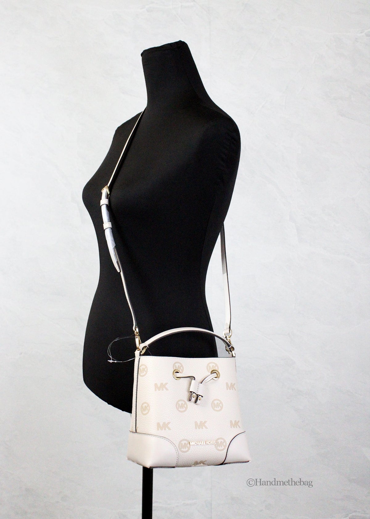 Michael Kors Mercer Embossed Bucket Crossbody Bag