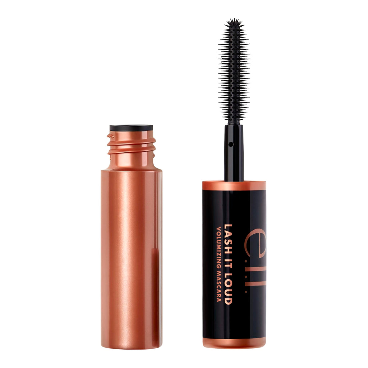 e.l.f. Lash It Loud Mascara Mini Volumizing & Intensely Pigmented Formula For Fuller & Bolder Lashes Adds Dimension Vegan & Cruelty-Free Black