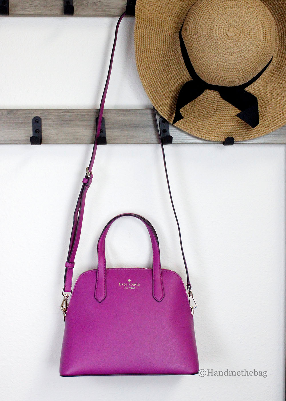 Kate Spade Schuyler Medium Baja Rose PVC Domed Satchel
