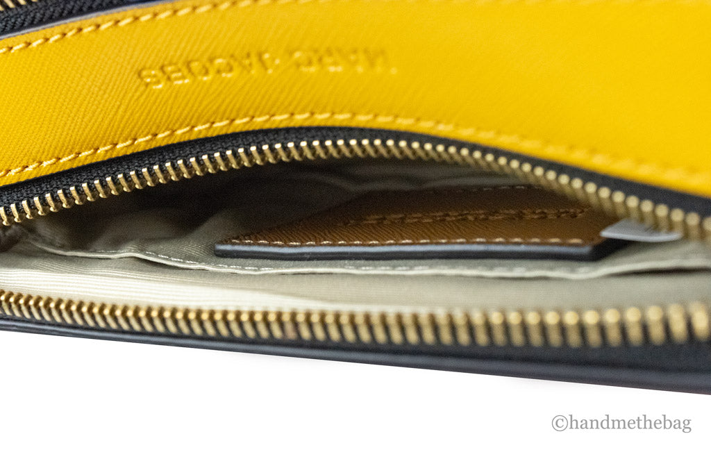 Marc Jacobs The Colorblock Snapshot Saffiano Leather Cathay Spice Shoulder Handbag