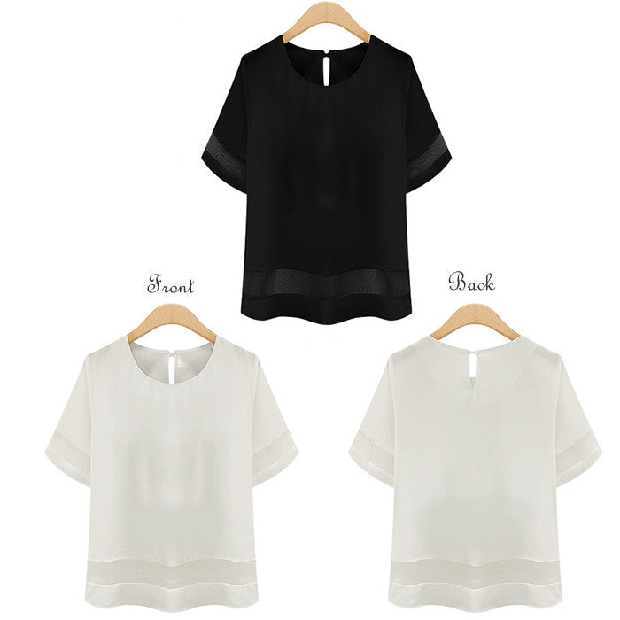 SIMPLE BEAUTY Boutique Blouse In Plus Sizes Too