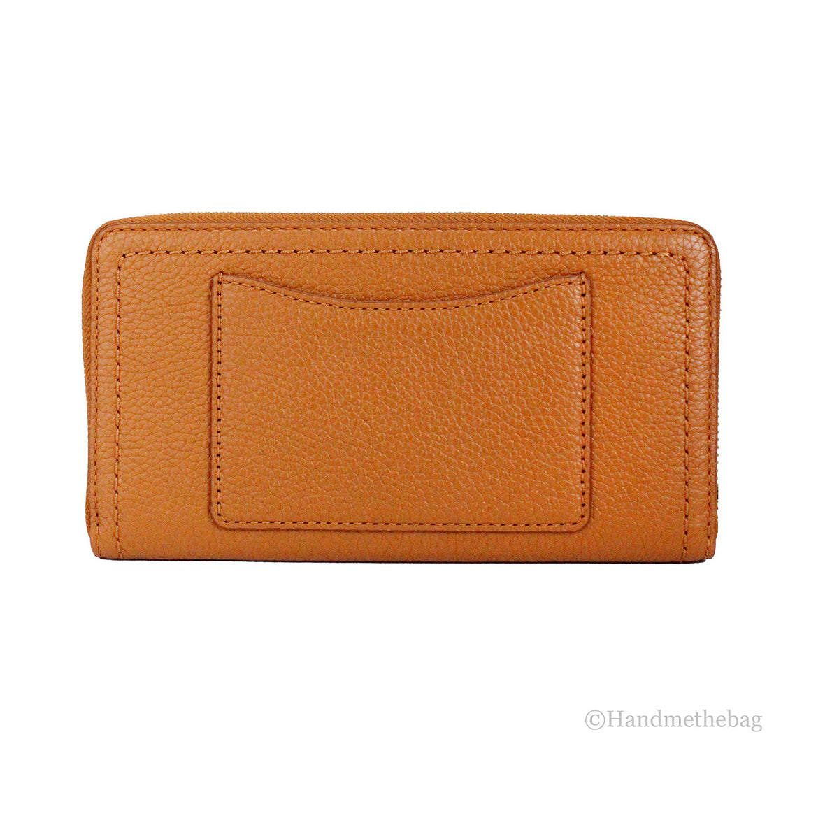Marc Jacobs Large Smoked Almond Leather Continental Phone Wallet