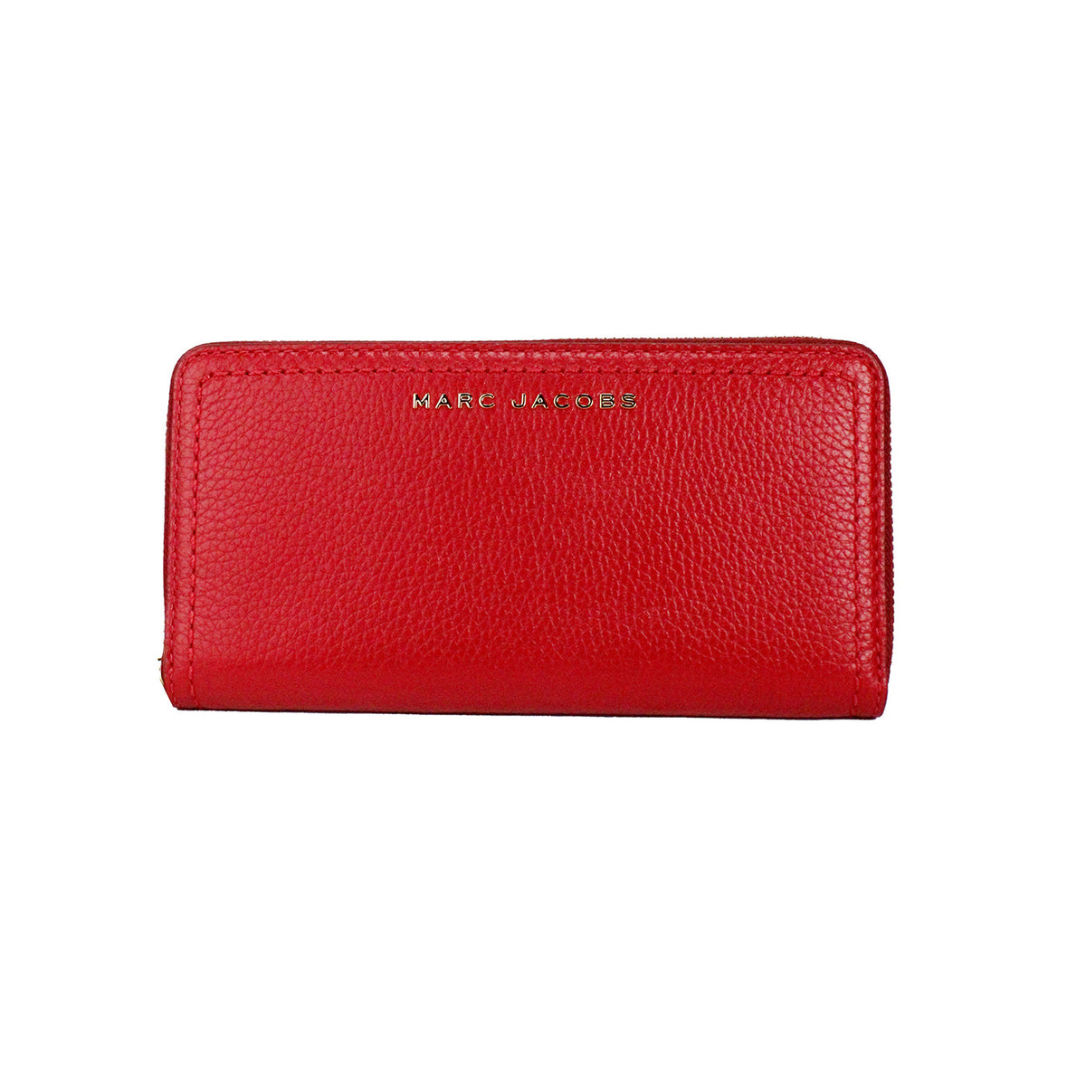 Marc Jacobs Large Savvy Red Leather Continental Clutch Wallet