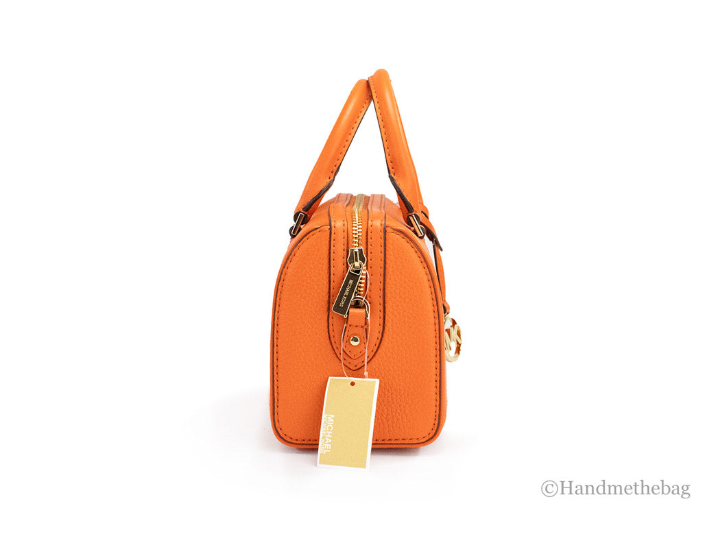 Michael Kors Travel XS Poppy Pebbled Leather Duffle Bag