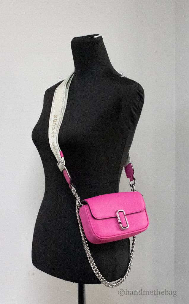 Marc Jacobs The J Marc Mini Magenta Shoulder Bag