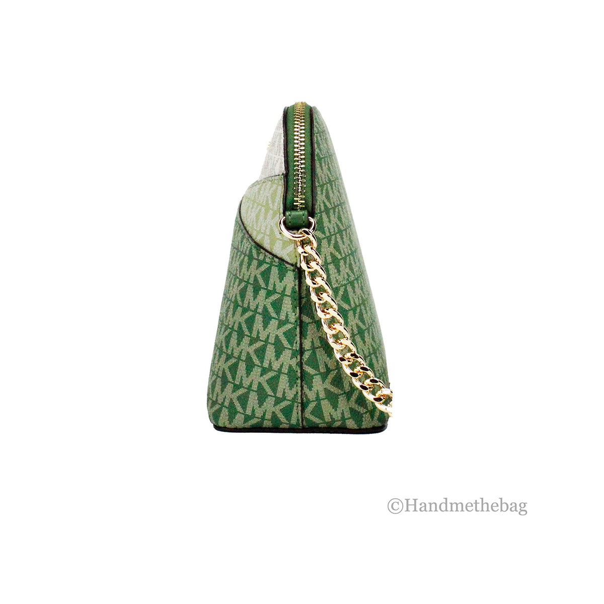 Michael Kors Jet Set Fern Green X Cross Dome Crossbody