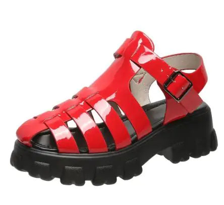 Thick Soled Platform Sandals