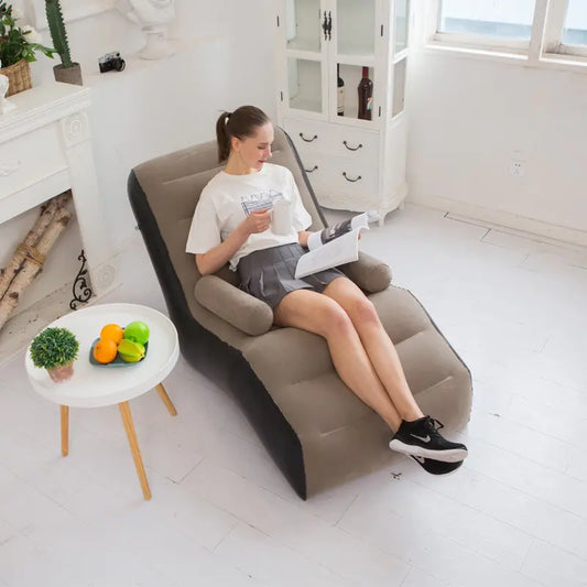 Portable Inflatable Lazy Sofa for Outdoor Relaxation